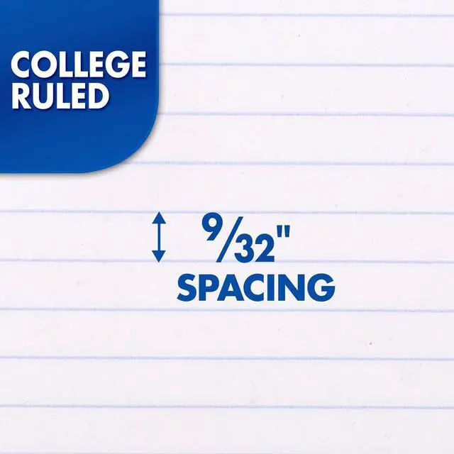 Alt view image 5 of 7 - Small Spiral Notebook, 3-Subject, College Ruled Paper, 9-1/2" x 5-1/2", 150 Sheets per Notebook, Color Will Vary, 1 Count (06900)
