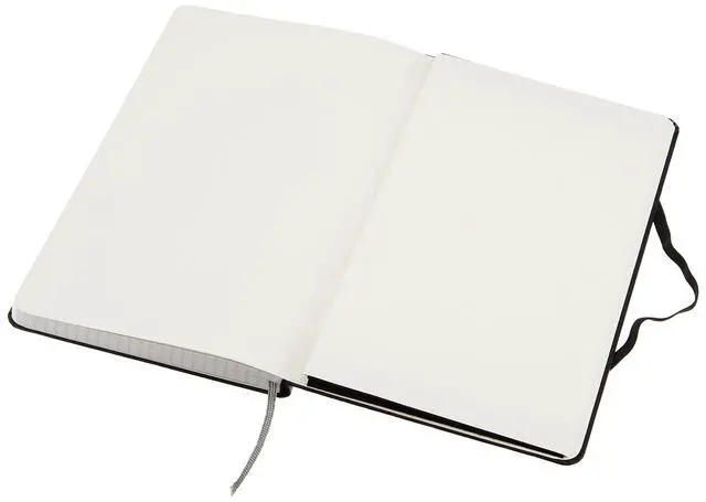 Alt view image 5 of 7 - Classic Grid Notebook for Writing and Note Taking, Hardcover, Graph Ruled, 240 Pages, 5" x 8.25", Black