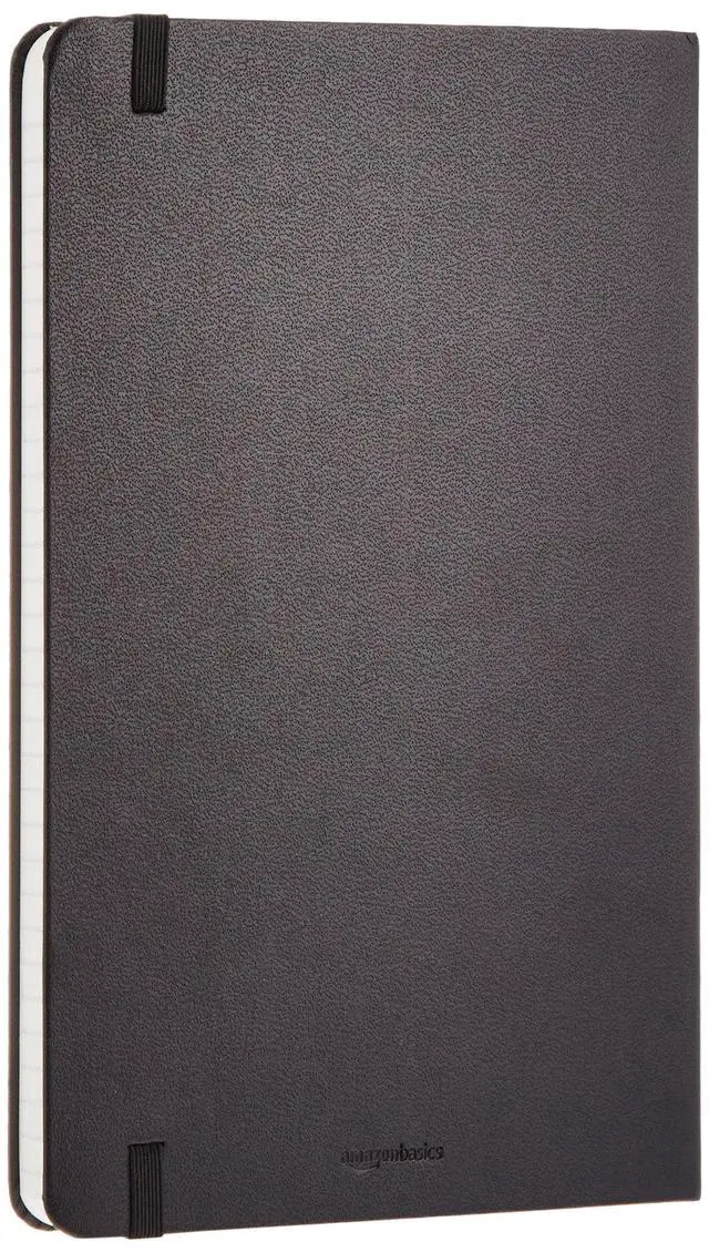 Alt view image 6 of 7 - Classic Grid Notebook for Writing and Note Taking, Hardcover, Graph Ruled, 240 Pages, 5" x 8.25", Black