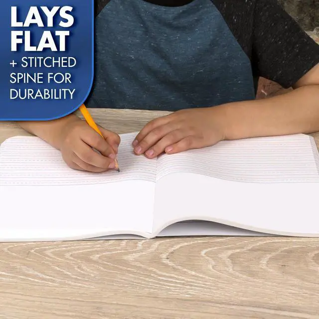 Alt view image 6 of 7 - Primary Journal Creative Story Tablet Composition Notebook, 7.5" x 9.75", Grades K-2, 100 Sheets, Color Selected For You (10297)