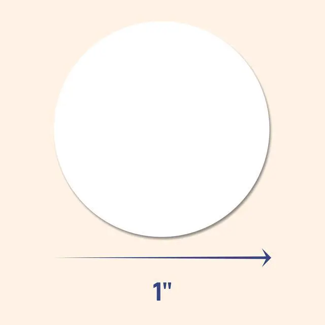 Alt view image 4 of 7 - 1 inch Round Labels Printable Circle Stickers - 8.5" x 11", 30 Sheets | Laser/Inkjet Printing, comes with Print Templates