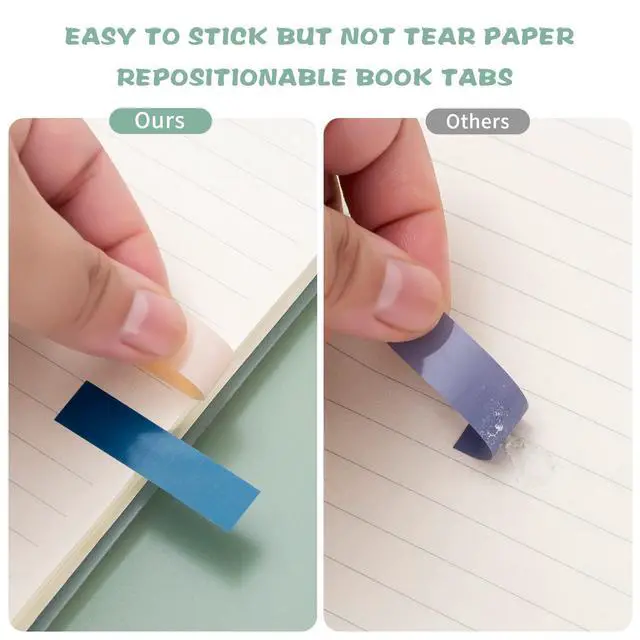 Alt view image 4 of 6 - Sticky Book Tabs with Highlighers, 800 PCS Annotation Tabs | 6 PCS Highlighters, Annotation Tabs, Writable Page Flags Marker, Sticky Notes Index Tabs for Files Classification
