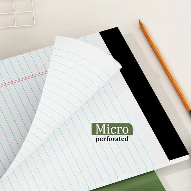 Alt view image 5 of 7 - 2 Pack of Legal Pads 8.5 x 11 College Ruled Writing Pads 8.5" x 11.75" Notepad 30 Sheets per Note Pads Notebook Study Back 8x11 Pads of Paper