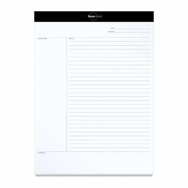 Alt view image 4 of 7 - FocusNotes Writing Pad, 8-1/2" x 11-3/4", 50 Sheets (77103)