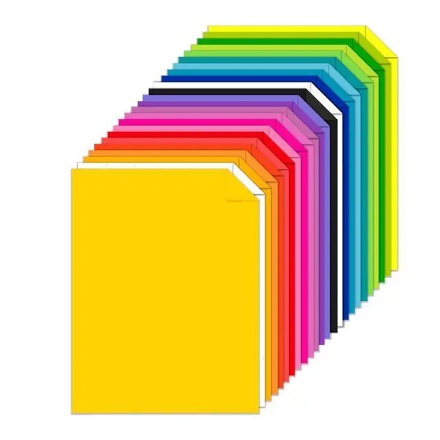 Alt view image 2 of 5 - Colored Paper, 8.5 x 11, 24 lb/89 gsm, Spectrum 25-Color , 150 Sheets