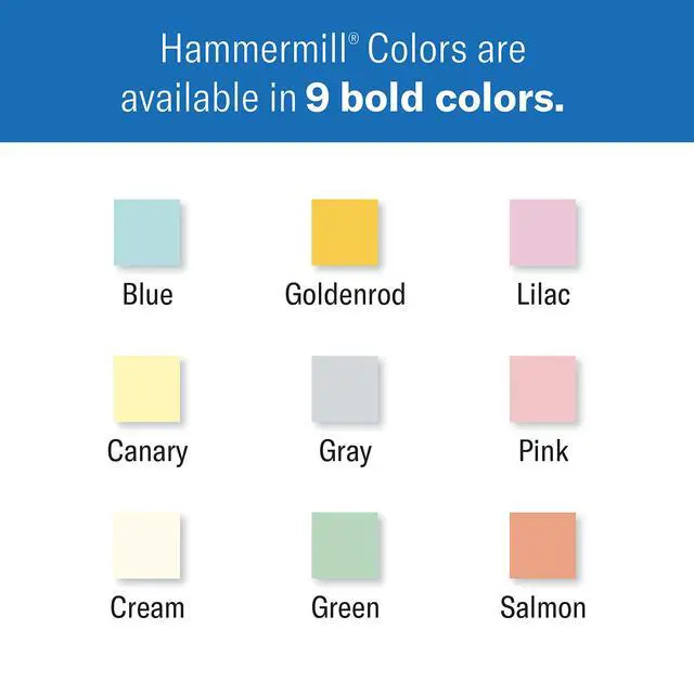 Alt view image 2 of 7 - Colored Paper, 20 lb Goldenrod Printer Paper, 8.5 x 11-1 Ream (500 Sheets) - Made in the USA, Pastel Paper, 103168R