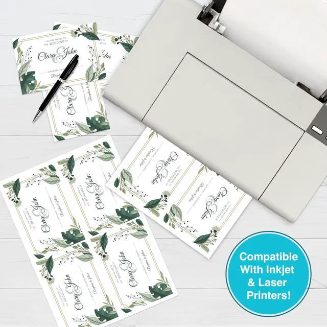 Alt view image 4 of 7 - White Cardstock 8.5" x 11" - 67 lb/147 gsm Vellum Bristol - 100 Sheets - Made in the USA - SFI® Certified - 92 Bright - Card Stock Printer Paper for School, Craft, & Office Use (00540)