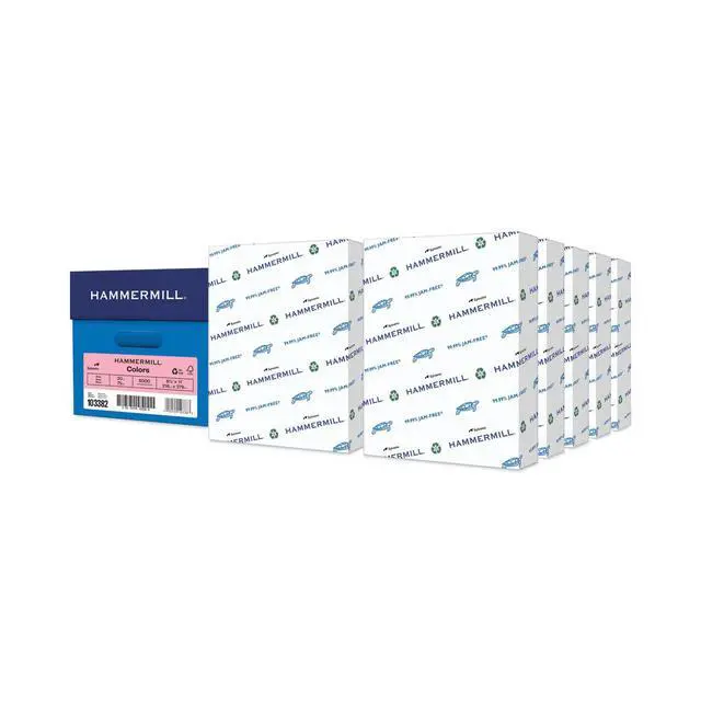 Alt view image 4 of 7 - Colored Paper, 20lb Pink Printer Paper, 8-1/2 x 11-1 Ream (500 Sheets) - Made in the USA, Pastel Paper, 103382R