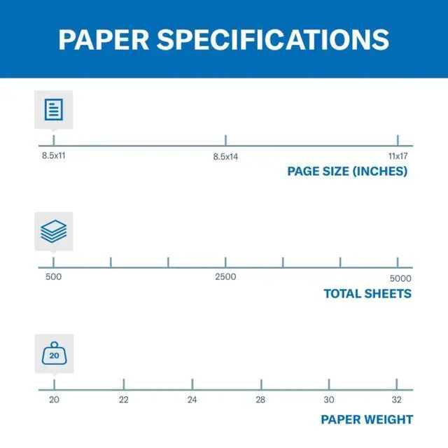 Alt view image 3 of 6 - Colored Paper, 20 lb Cream Printer Paper, 8.5 x 11-1 Ream (500 Sheets) - Made in the USA, Pastel Paper, 168030R