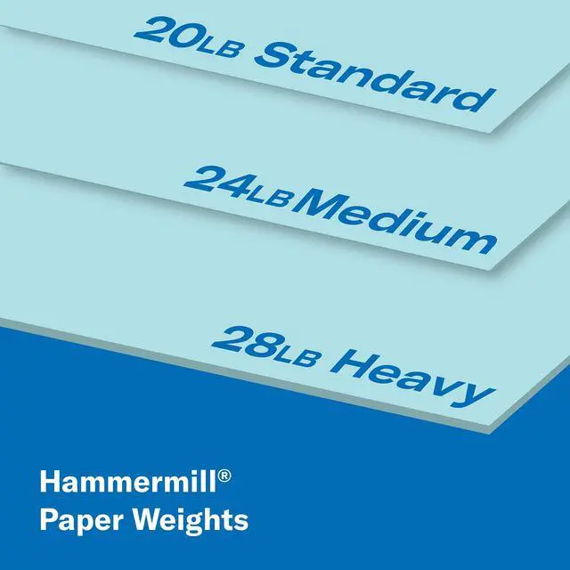 Alt view image 7 of 7 - Colored Paper, 24 lb Blue Printer Paper, 8.5 x 11 - Made in the USA, Pastel Paper, 103671R-1 Ream (500 Sheets)
