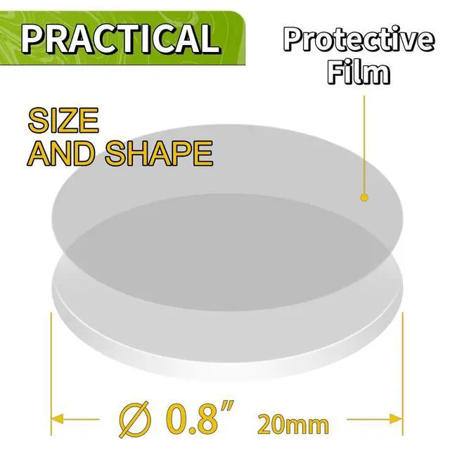Alt view image 2 of 7 - 350Pcs Double Sided Adhesive Dots, 0.8" Clear Removable Sticky Adhesive Mounting Putty, Waterproof No Trace Dots Adhesive Putty for Poster Picture Festival Decoration Museum (20mm)