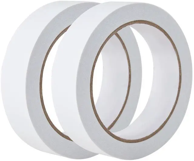 Alt view image 2 of 6 - 1" 2 Rolls Double Sided Adhesive Sticky Tape for Arts, DIY, Crafts, Photography, Scrapbooking, Card Making, Gift Wrapping, Office School Stationery Supplies, Home Supplies(Width: 25 mm)