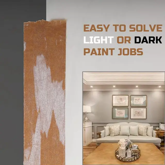 Alt view image 5 of 7 - 3 Pack Brown Painters Tape 1 inch, Brown Masking Tape 1 inch x 55 Yards x 3 Rolls (165 Total Yards)