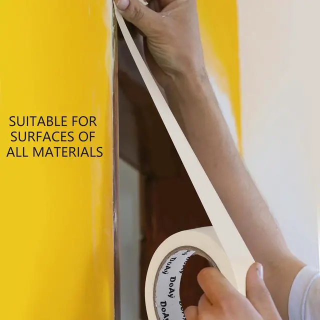 Alt view image 2 of 7 - 3 Pack White Masking Tape - Painters Tape 1 Inch Wide - Multi-Surface, Water Resistant, Indoor & Outdoor Use - 270FT Total - Artist Tape for Paint, Wall, Watercolor, Car, DIY (#4010)