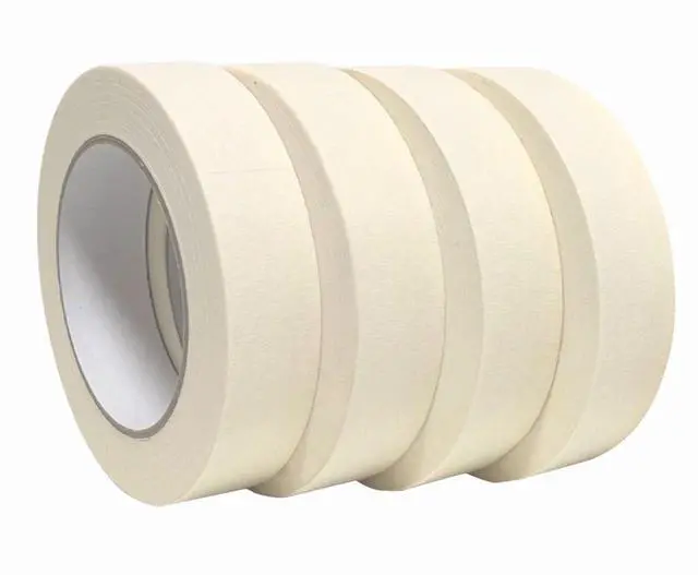 Main image of White Masking Tape 1 Inch Wide 50 Yards per Roll Total 200 Yards