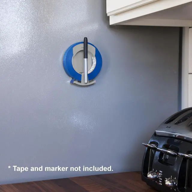 Alt view image 4 of 4 - Tape Dispenser, Wall-Mounted Tape and Label System (Core System/Tape & Marker Not Included)