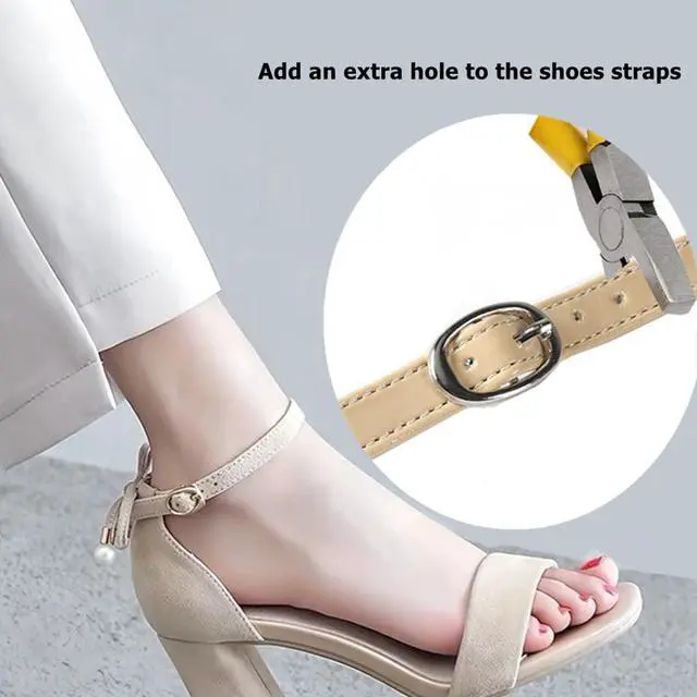 Alt view image 4 of 7 - Sheet Metal Hole Punch, 2mm Small Round Hole Puncher Pliers | for Shoes Straps, Watch Band, Thin Leather, Crafts,Jewelry DIY Fabric
