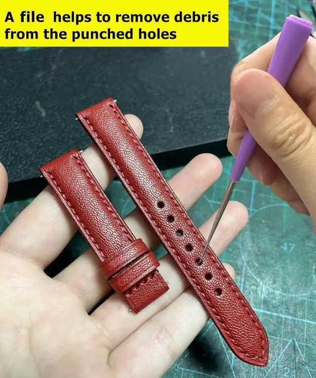 Alt view image 6 of 7 - Sheet Metal Hole Punch, 2mm Small Round Hole Puncher Pliers | for Shoes Straps, Watch Band, Thin Leather, Crafts,Jewelry DIY Fabric