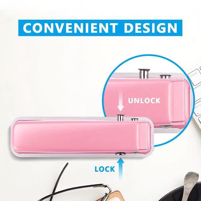 Alt view image 4 of 7 - Single Hole Puncher, 1/4" Hole, 20 Sheet Capacity, Pink, 1 Pack | Metal Paper Punch with Skid-Resistant Base, for Paper, Chipboard, Art Project