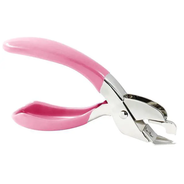 Alt view image 4 of 4 - Staple Remover, Pink | Office Tool, Heavy Hand Staple Pin Pull