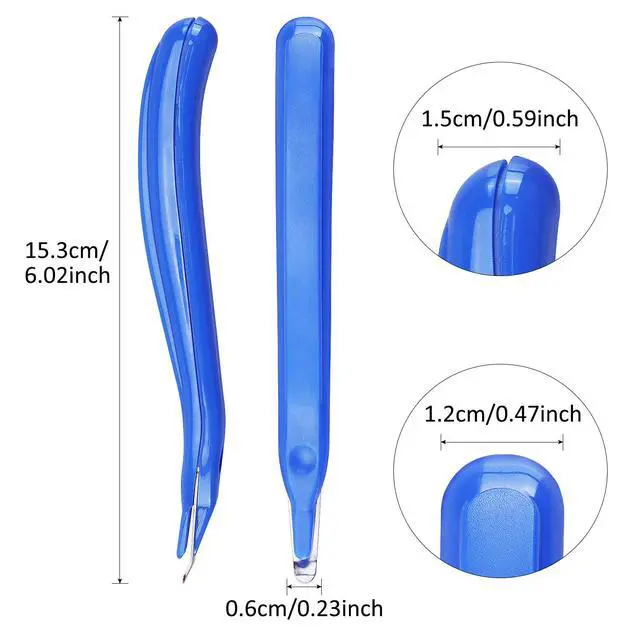 Alt view image 2 of 7 - Magnetic Staple Remover 3 Pack(Blue, Rose, Green) | Staple Removal Tool, Easy removal, No paper tear, 3-color set
