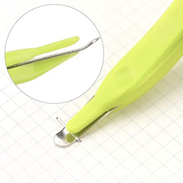 Alt view image 4 of 7 - Magnetic Staple Remover 3 Pack(Blue, Rose, Green) | Staple Removal Tool, Easy removal, No paper tear, 3-color set