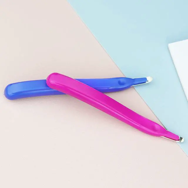 Alt view image 6 of 7 - Magnetic Staple Remover 3 Pack(Blue, Rose, Green) | Staple Removal Tool, Easy removal, No paper tear, 3-color set