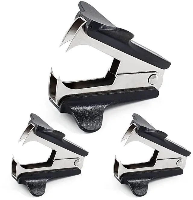 Main image of Staple Removers, 3 Pcs, Black | Staple Puller Remover Tool, For Office School Home