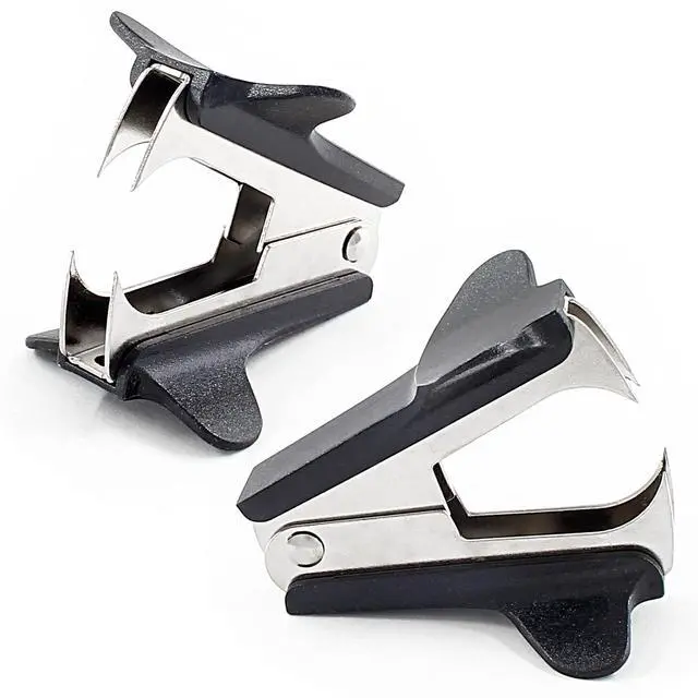 Alt view image 2 of 7 - Staple Removers, 3 Pcs, Black | Staple Puller Remover Tool, For Office School Home