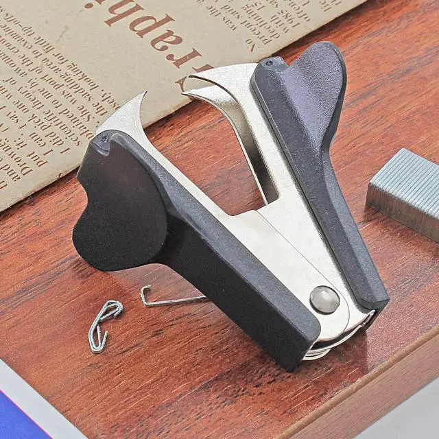 Alt view image 6 of 7 - Staple Removers, 3 Pcs, Black | Staple Puller Remover Tool, For Office School Home