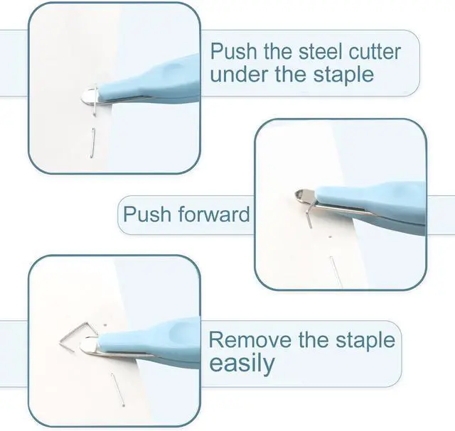 Alt view image 3 of 6 - Professional Magnetic Staple Remover Puller Staple Puller Tool Staples Remover Staple Removal Tool for School Office Home (3PCS)