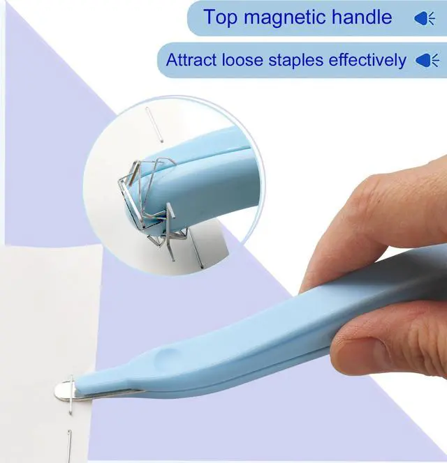 Alt view image 2 of 6 - Professional Magnetic Staple Remover Puller Staple Puller Tool Staples Remover Staple Removal Tool for School Office Home (3PCS)