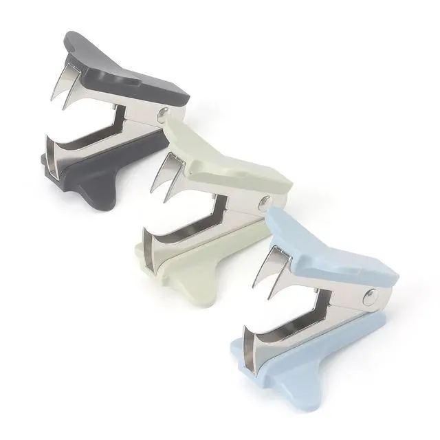 Alt view image 2 of 7 - 3 Pack Staple Remover (Blue, Green, Dark Gray) | Easy removal, No paper tear, Durable & sturdy, Jaw type
