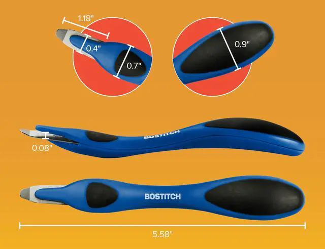 Alt view image 4 of 5 - Office Professional Push Style Easy Staple Remover, Blue (30000-BLUE)