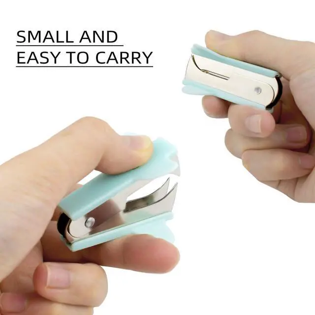 Alt view image 3 of 7 - 3 Pack Staple Remover Stapler Puller Remover Stapler Remover Tool for Home Office School Office Staple Removers Staple Removal Set Pinch Jaw Style Staple Remover Tool (Pink Purple Green)