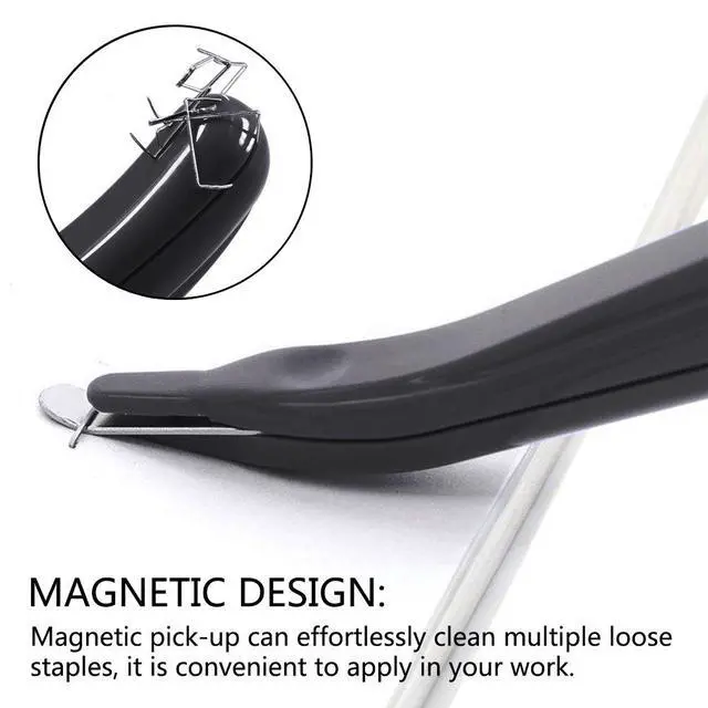 Alt view image 3 of 5 - 3 Pack Magnetic Staple Remover Black | Staple Removal Tool, Easy removal, No paper tear