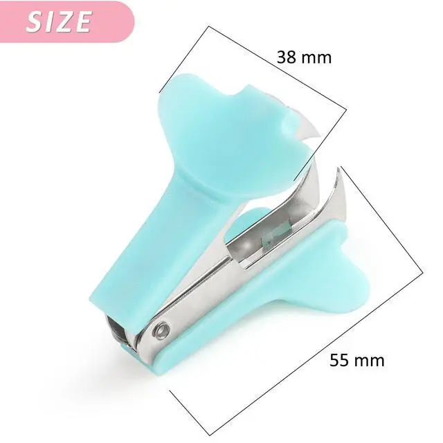 Alt view image 3 of 7 - 3 Pack Staple Remover (Pink, Blue, Purple) | Easy removal, No paper tear, Durable & sturdy, Jaw type