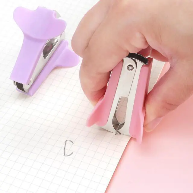 Alt view image 6 of 7 - 3 Pack Staple Remover (Pink, Blue, Purple) | Easy removal, No paper tear, Durable & sturdy, Jaw type