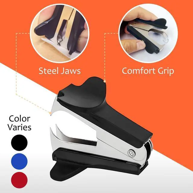 Alt view image 2 of 6 - Staple Remover Tool 2 PK Staple Puller Pinch Jaw | Use for Office, School, Home, Clip-Style Mechanism, Heavy Duty