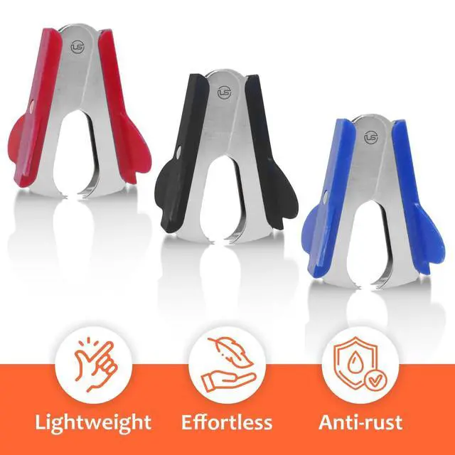 Alt view image 3 of 6 - Staple Remover Tool 2 PK Staple Puller Pinch Jaw | Use for Office, School, Home, Clip-Style Mechanism, Heavy Duty
