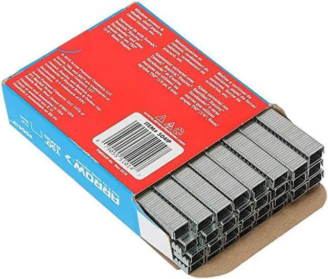 Alt view image 2 of 7 - Staples, 1/4-Inch Leg, 3/8-Inch Crown, 5000 Count | Heavy Duty, For Upholstery, Construction, Furniture, Crafts, Fit Arrow T50 Staple Guns, Hammer Tackers and Pneumatic Tools