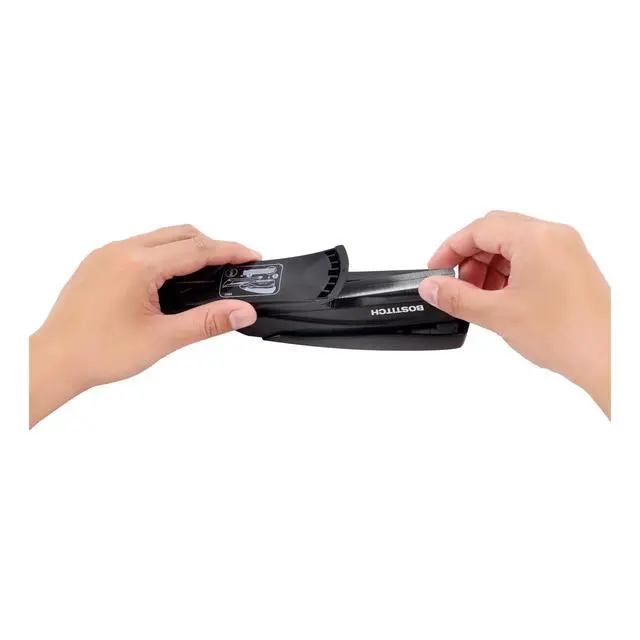 Alt view image 3 of 7 - Office Inspire 20 Sheet Stapler, One Finger, No Effort, Spring Powered Stapler, Black