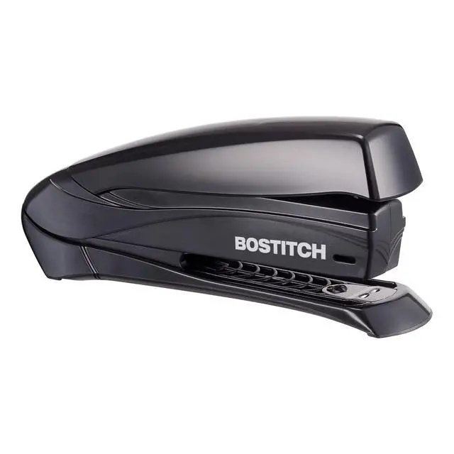Alt view image 4 of 7 - Office Inspire 20 Sheet Stapler, One Finger, No Effort, Spring Powered Stapler, Black