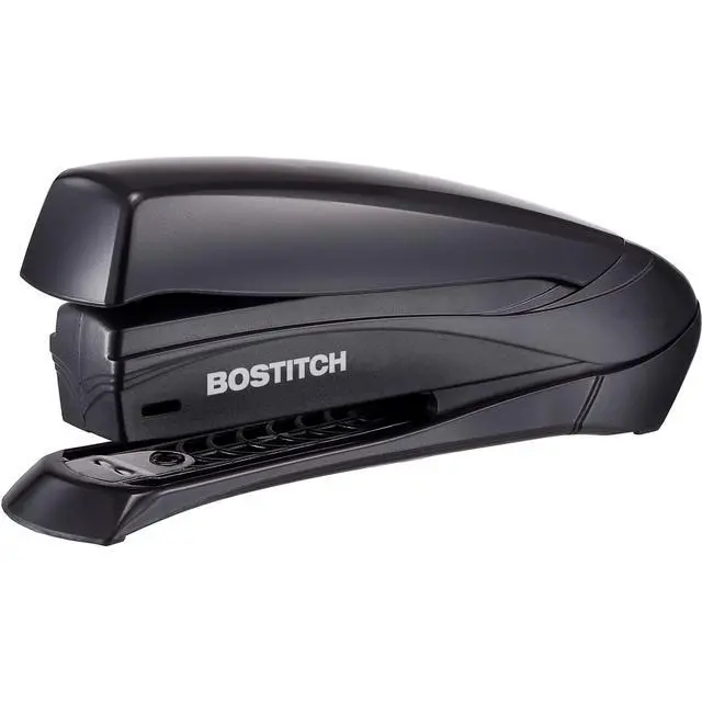 Alt view image 6 of 7 - Office Inspire 20 Sheet Stapler, One Finger, No Effort, Spring Powered Stapler, Black