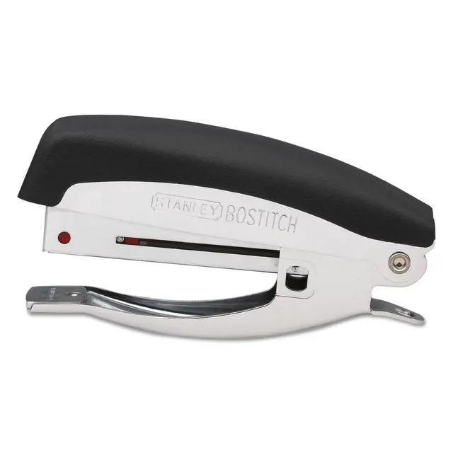 Alt view image 7 of 7 - Office Deluxe 20 Sheet Hand-Held Stapler with Anchor Hole, Chrome/Black (42100)