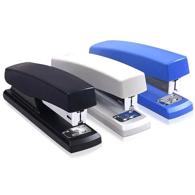 Alt view image 4 of 4 - Desktop Staples, 4.8 Inch Labor Saving Black Stapler for 20 Sheets Capacity with 500 Pcs No.12 Staples (Black)