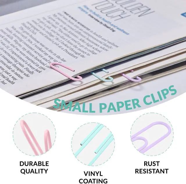 Alt view image 3 of 6 - 200pcs Paper Clips Binder Clips and Push Pins Set, Mini Clips and Thumb Tacks for Multipurpose Document Organization (Multicolor)