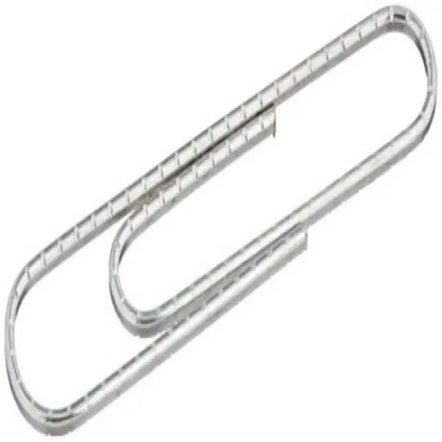 Alt view image 3 of 3 - Paper Clips, 1 Size, Economy, Non-skid, 100/Box (4)