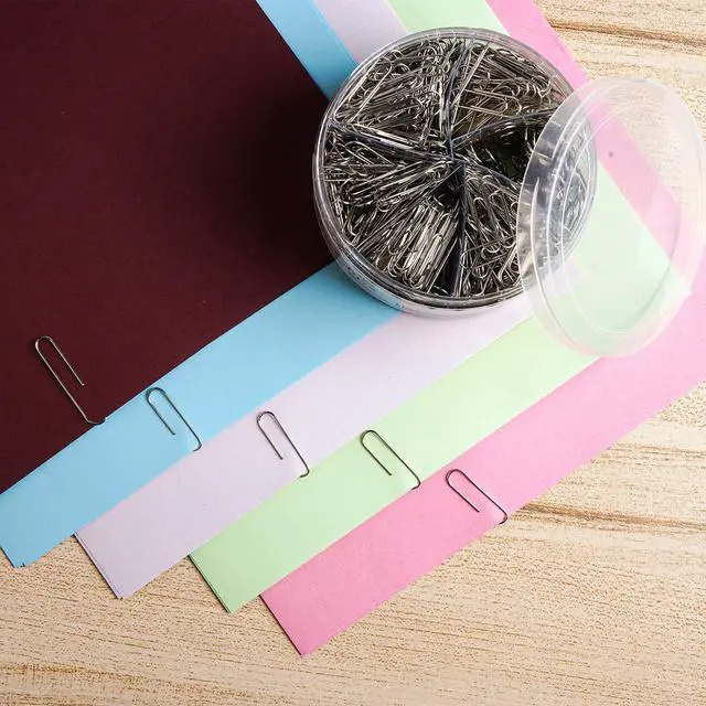 Alt view image 3 of 7 - 650 PCS Paper Clips Assorted Sizes, Small Medium and Large(1.1", 1.3" & 2"),Paperclips for Office, School, Home Supplies-Silver | (1.1", 1.3" & 2"), Paperclips for Office, School, Home Supplies-Silver