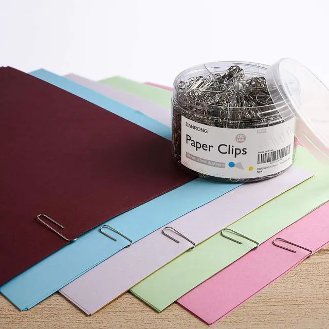 Alt view image 7 of 7 - 650 PCS Paper Clips Assorted Sizes, Small Medium and Large(1.1", 1.3" & 2"),Paperclips for Office, School, Home Supplies-Silver | (1.1", 1.3" & 2"), Paperclips for Office, School, Home Supplies-Silver